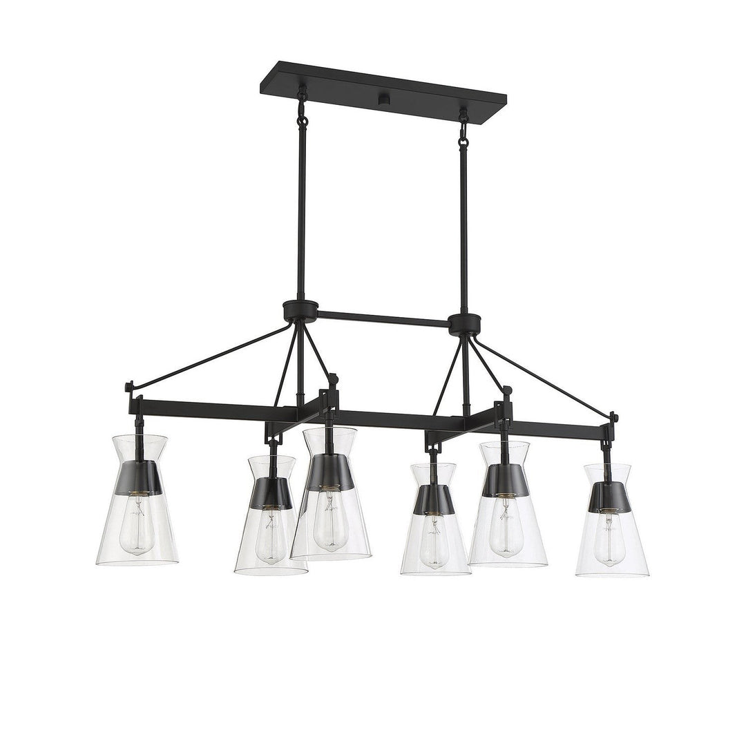 Savoy House Lakewood 1-1833-6-89 Pendant Light - Matte Black