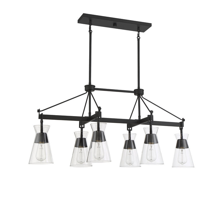 Savoy House Lakewood 1-1833-6-89 Pendant Light - Matte Black
