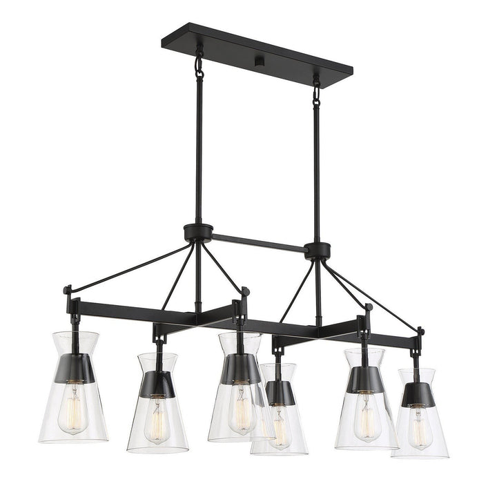 Savoy House Lakewood 1-1833-6-89 Pendant Light - Matte Black