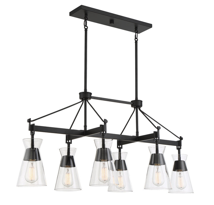 Savoy House Lakewood 1-1833-6-89 Pendant Light - Matte Black