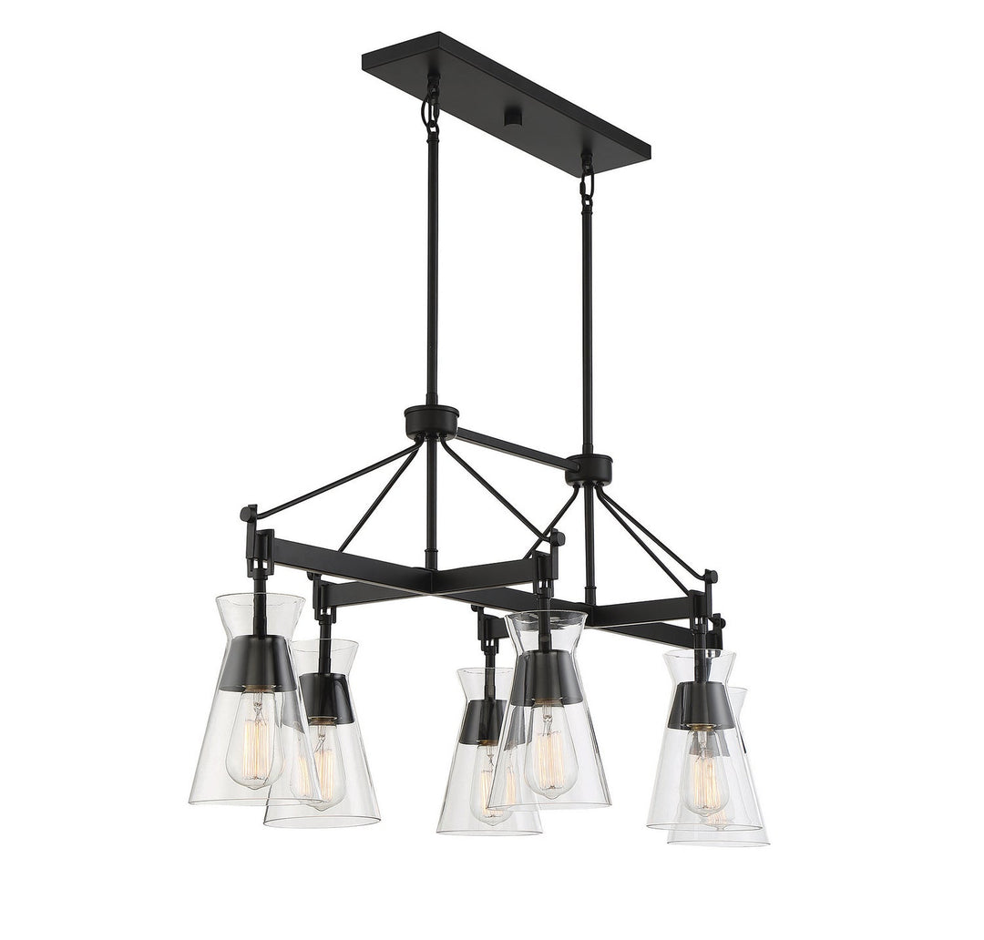 Savoy House Lakewood 1-1833-6-89 Pendant Light - Matte Black