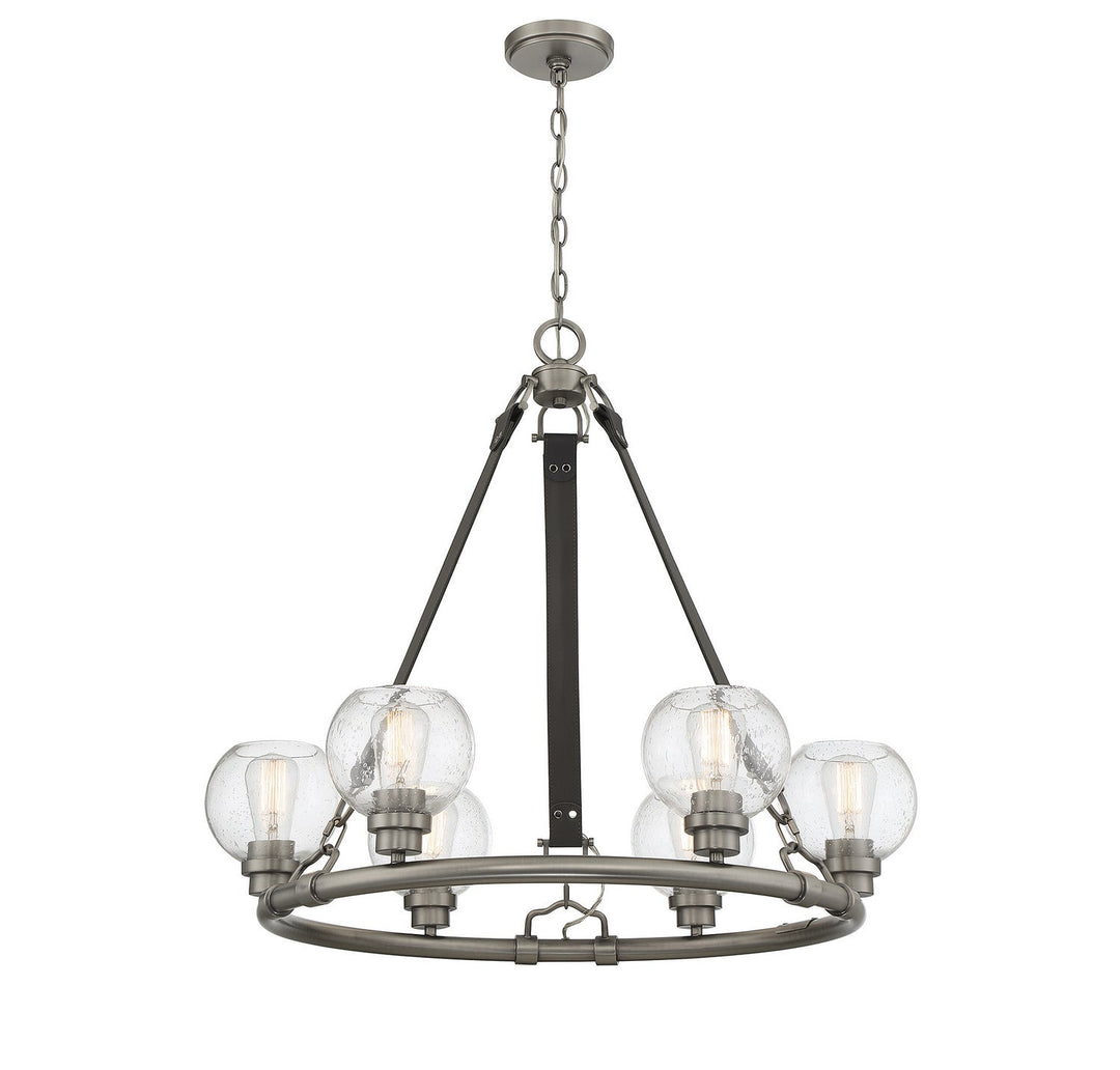 Savoy House Bozeman 1-1838-6-154 Chandelier Light - Antique Nickel