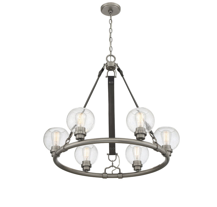 Savoy House Bozeman 1-1838-6-154 Chandelier Light - Antique Nickel