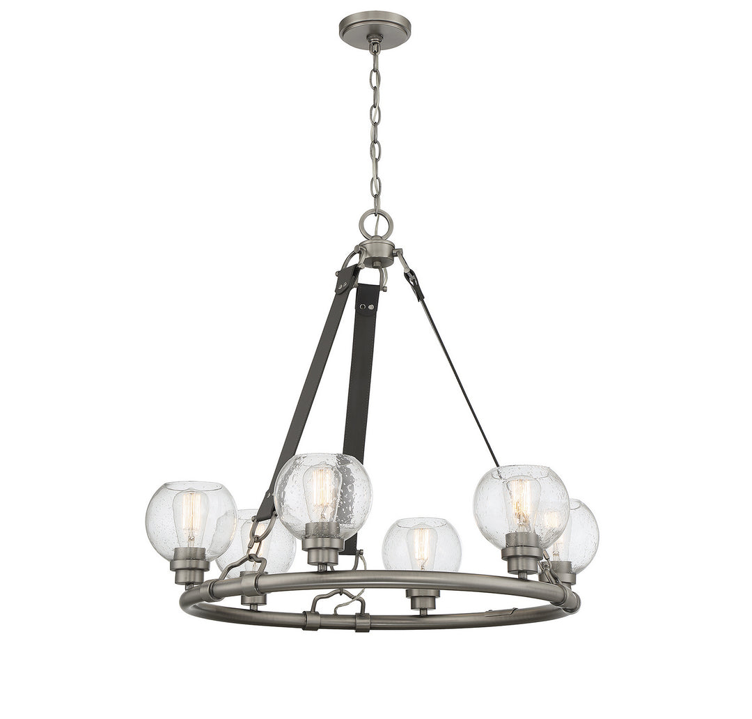 Savoy House Bozeman 1-1838-6-154 Chandelier Light - Antique Nickel