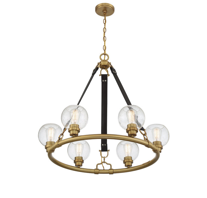 Savoy House Bozeman 1-1838-6-322 Chandelier Light - Warm Brass