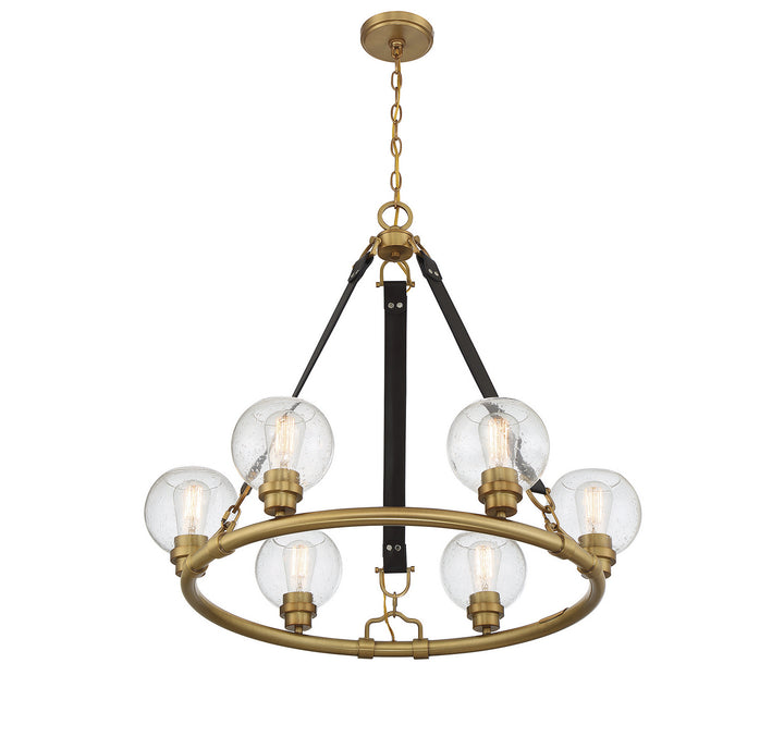 Savoy House Bozeman 1-1838-6-322 Chandelier Light - Warm Brass