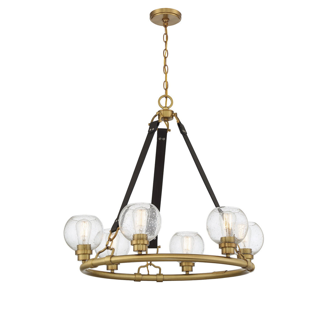 Savoy House Bozeman 1-1838-6-322 Chandelier Light - Warm Brass