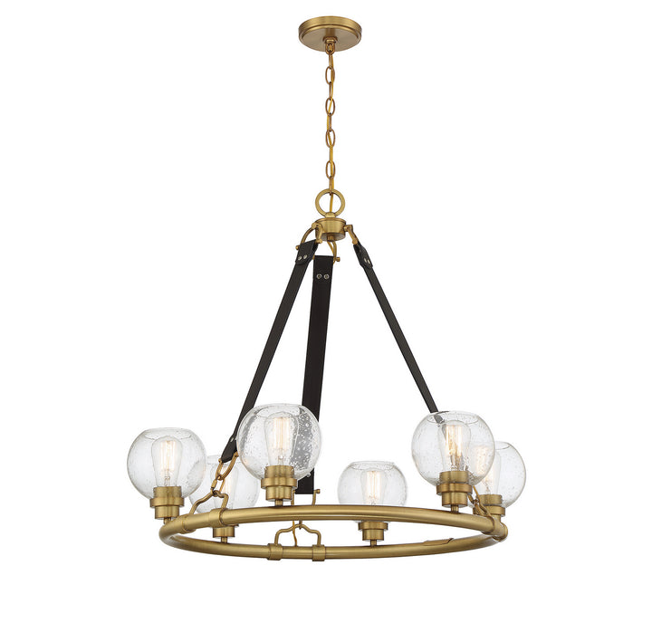 Savoy House Bozeman 1-1838-6-322 Chandelier Light - Warm Brass