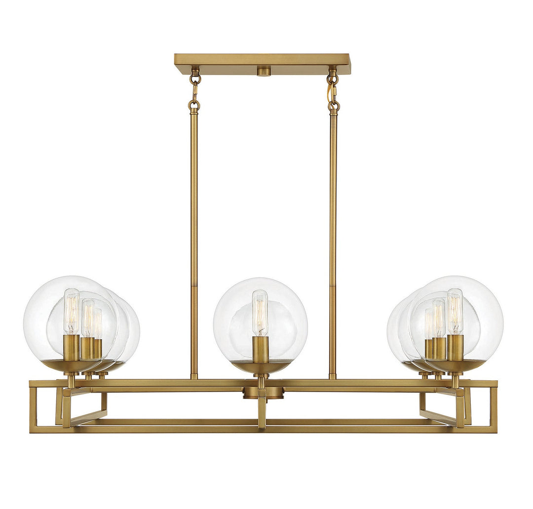 Savoy House Crosby 1-1861-8-322 Chandelier Light - Warm Brass