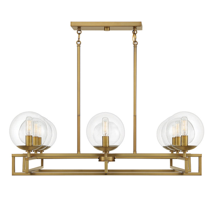 Savoy House Crosby 1-1861-8-322 Chandelier Light - Warm Brass