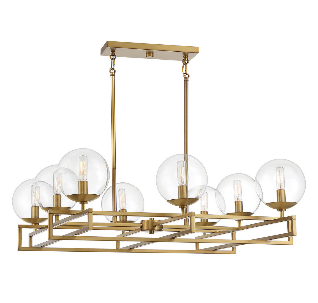 Savoy House Crosby 1-1861-8-322 Chandelier Light - Warm Brass