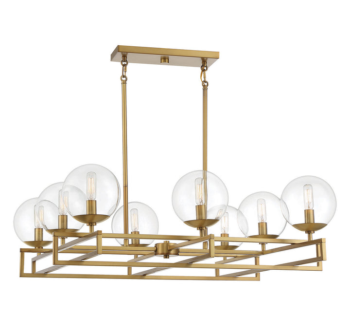Savoy House Crosby 1-1861-8-322 Chandelier Light - Warm Brass