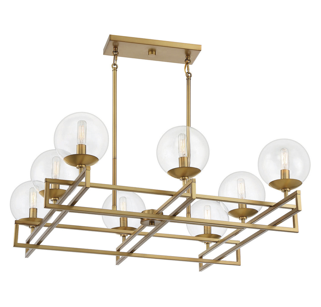 Savoy House Crosby 1-1861-8-322 Chandelier Light - Warm Brass