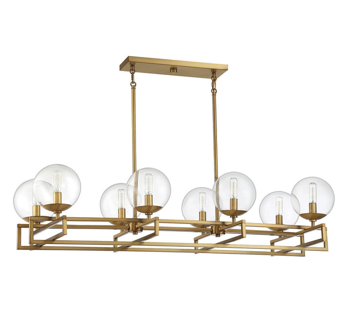Savoy House Crosby 1-1862-8-322 Chandelier Light - Warm Brass