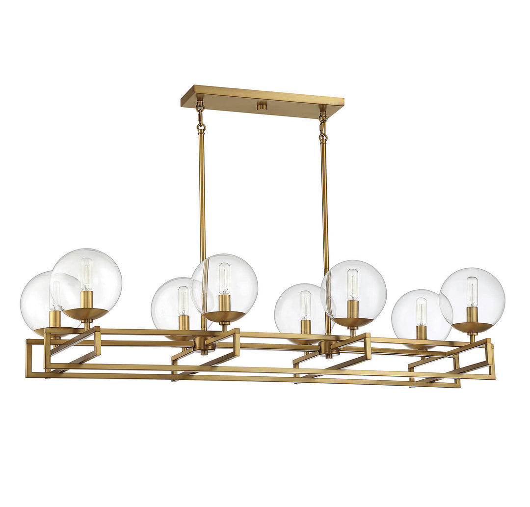 Savoy House Crosby 1-1862-8-322 Chandelier Light - Warm Brass