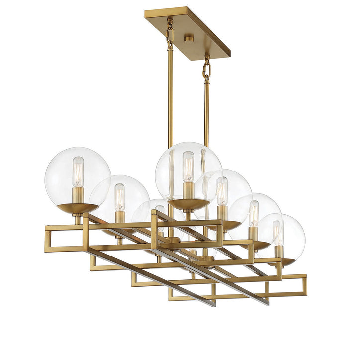 Savoy House Crosby 1-1862-8-322 Chandelier Light - Warm Brass
