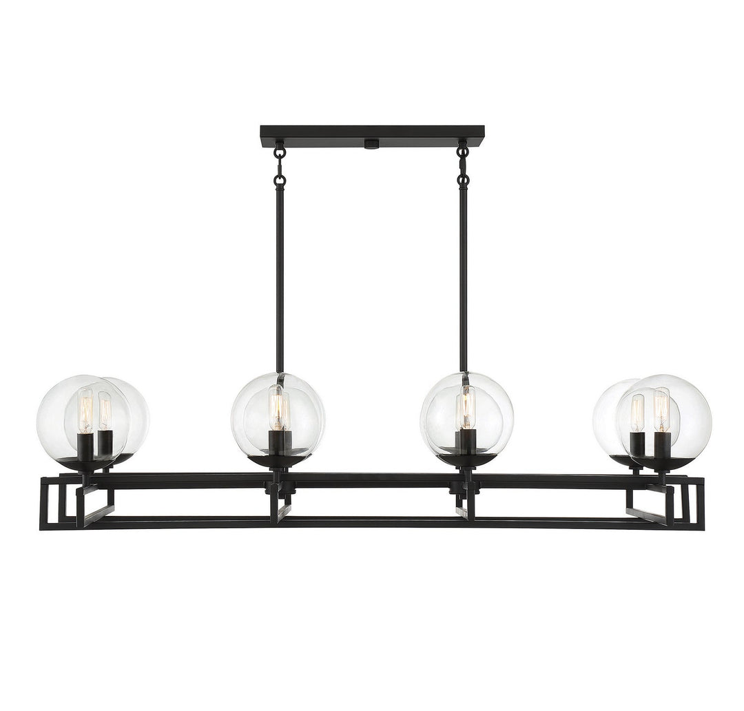 Savoy House Crosby 1-1862-8-89 Chandelier Light - Matte Black