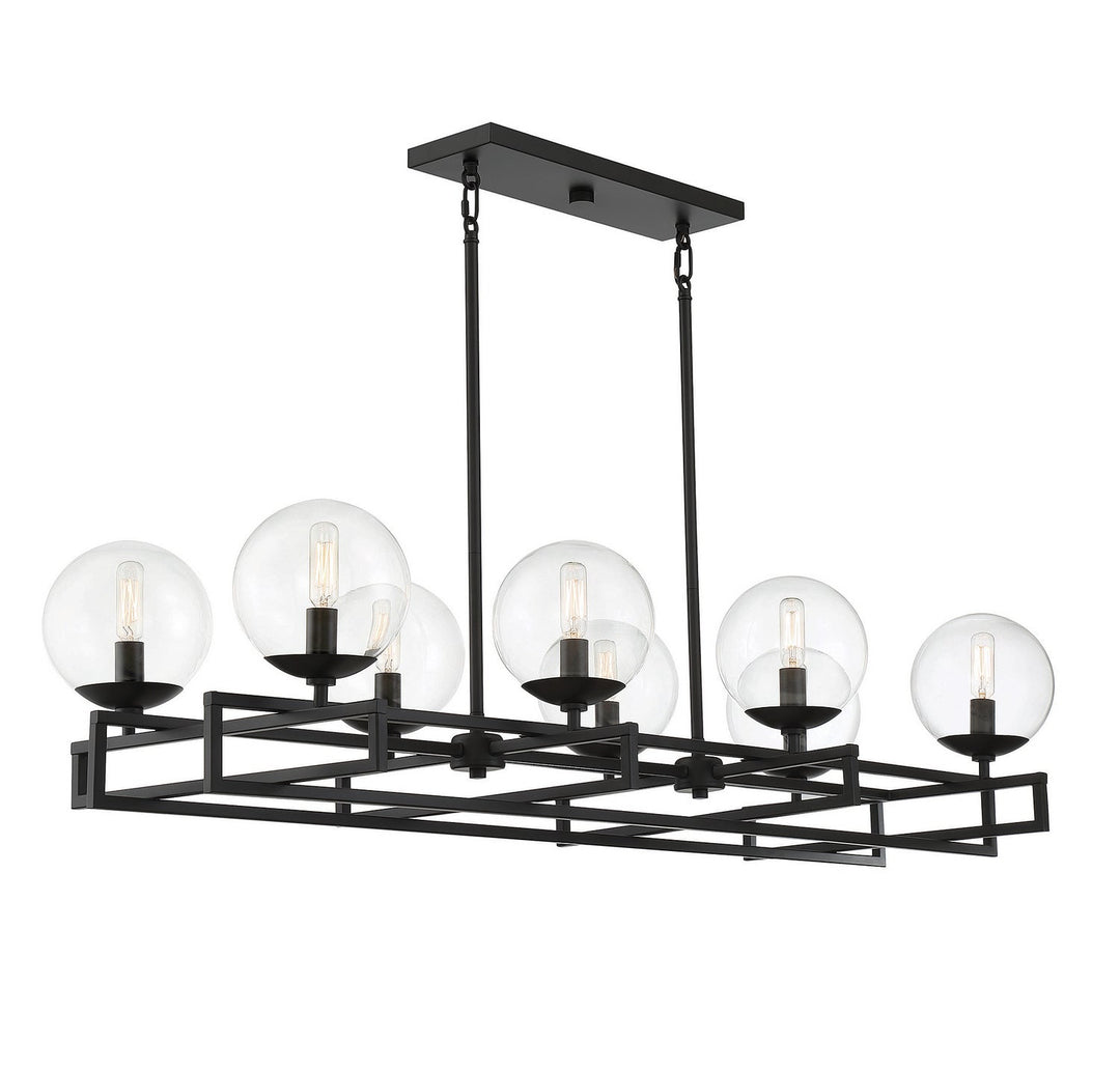 Savoy House Crosby 1-1862-8-89 Chandelier Light - Matte Black