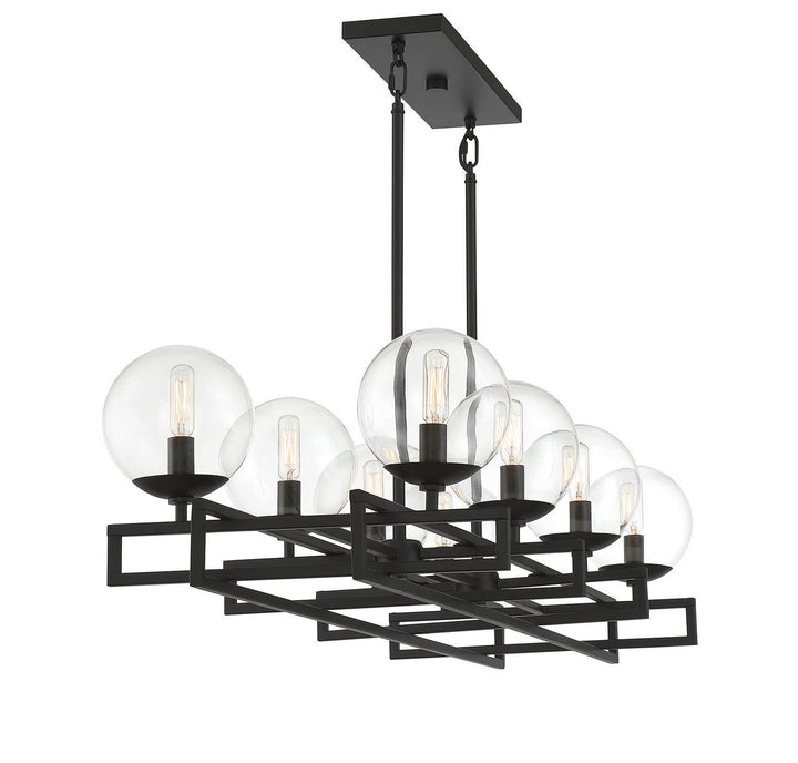 Savoy House Crosby 1-1862-8-89 Chandelier Light - Matte Black