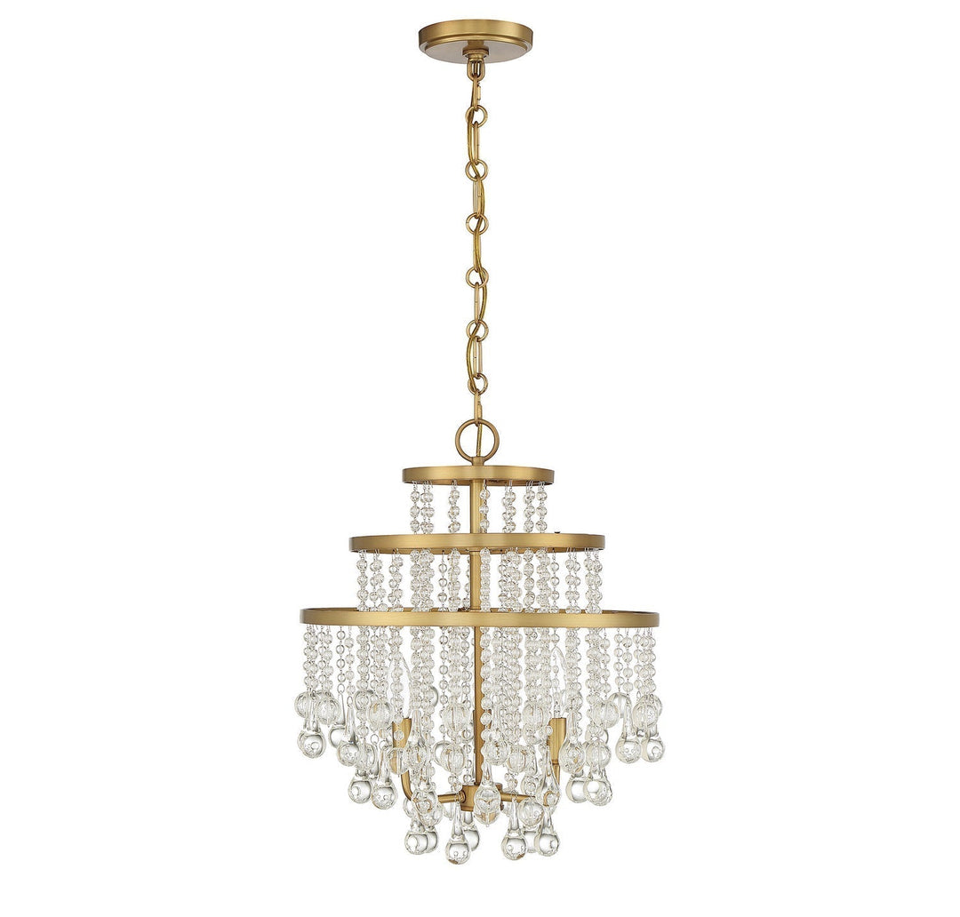 Savoy House Luna 1-1865-3-322 Chandelier Light - Warm Brass