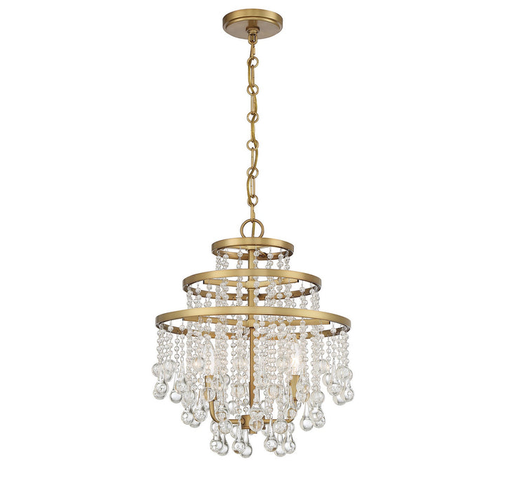 Savoy House Luna 1-1865-3-322 Chandelier Light - Warm Brass