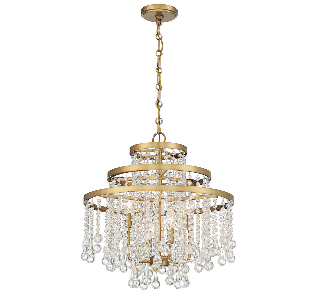 Savoy House Luna 1-1866-4-322 Chandelier Light - Warm Brass