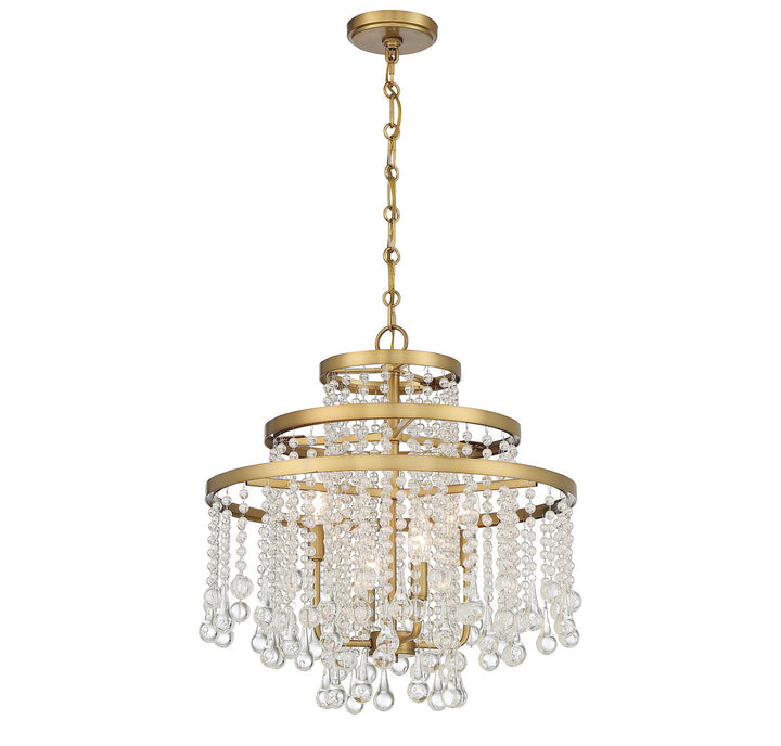 Savoy House Luna 1-1866-4-322 Chandelier Light - Warm Brass