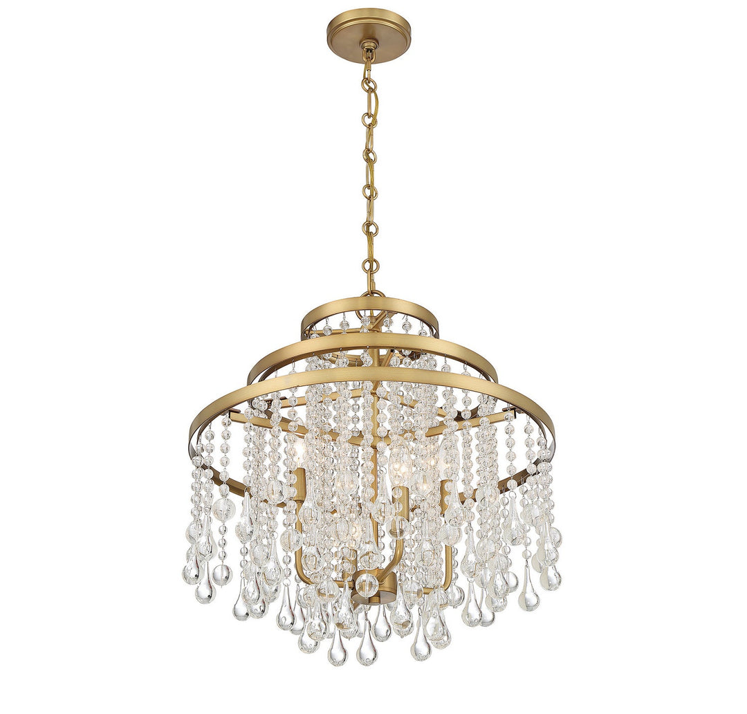 Savoy House Luna 1-1866-4-322 Chandelier Light - Warm Brass