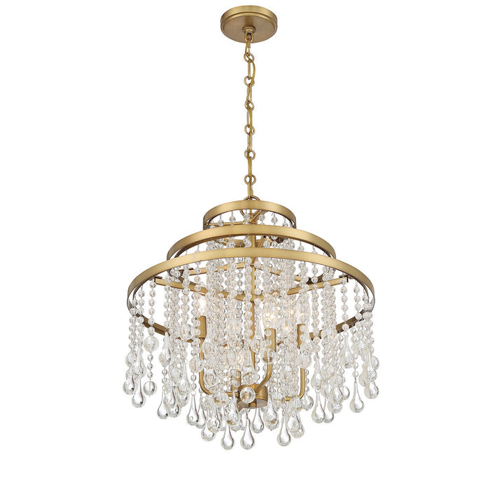Savoy House Luna 1-1866-4-322 Chandelier Light - Warm Brass