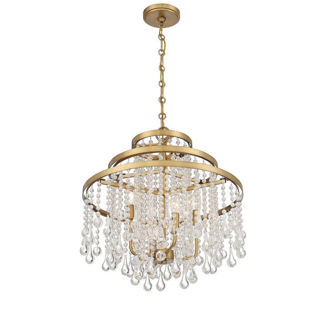 Savoy House Luna 1-1866-4-322 Chandelier Light - Warm Brass
