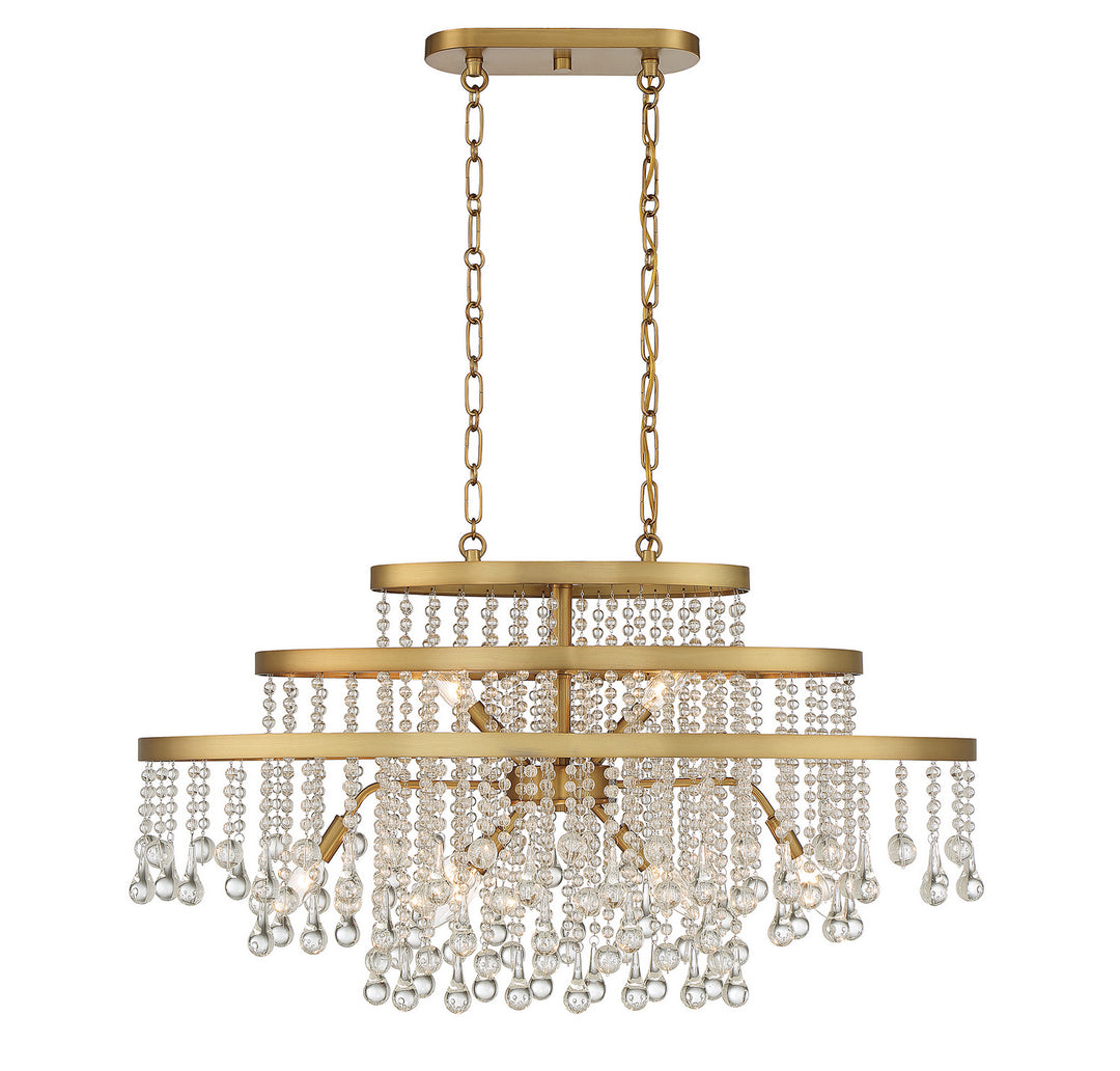 Savoy House Luna 1-1867-10-322 Chandelier Light - Warm Brass