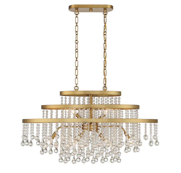 Savoy House Luna 1-1867-10-322 Chandelier Light - Warm Brass
