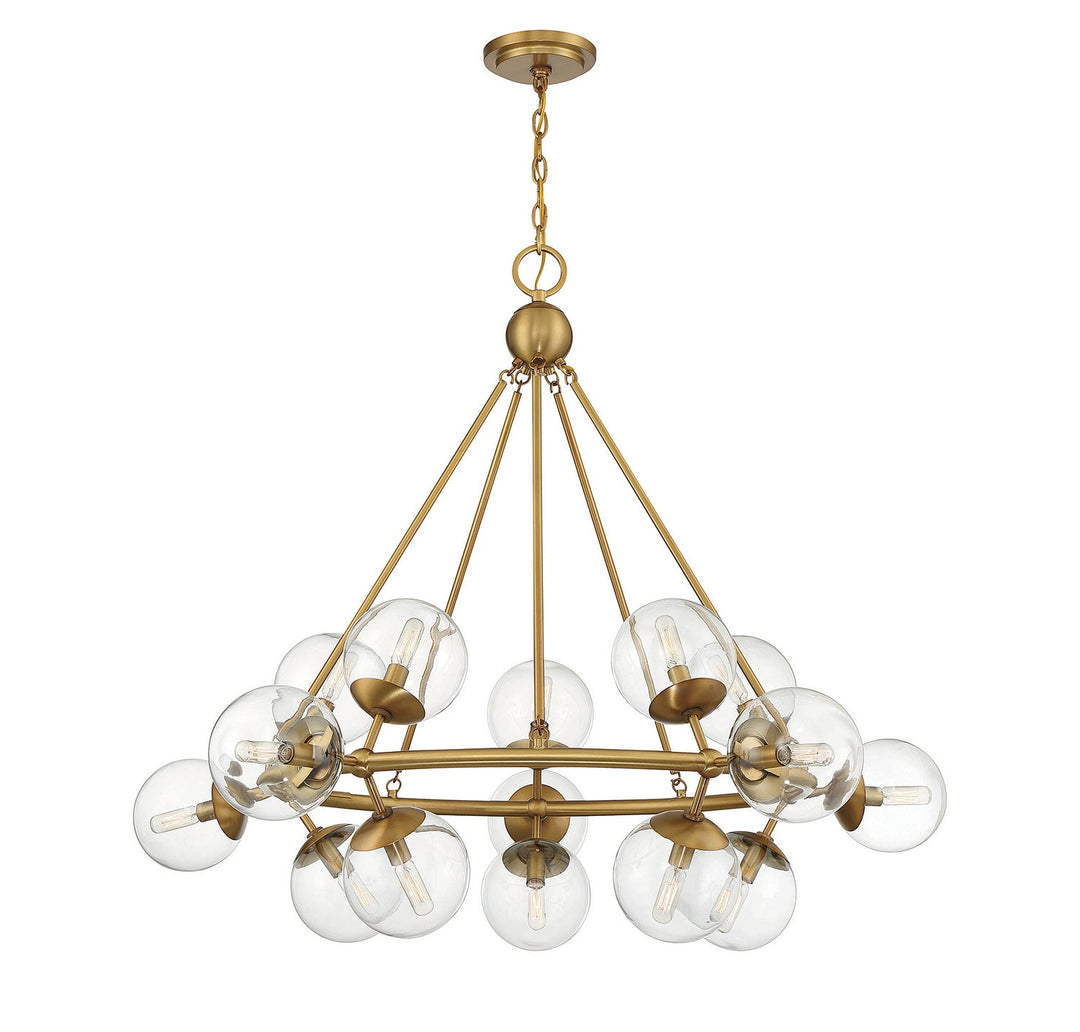 Savoy House Orion 1-1932-15-322 Chandelier Light - Warm Brass