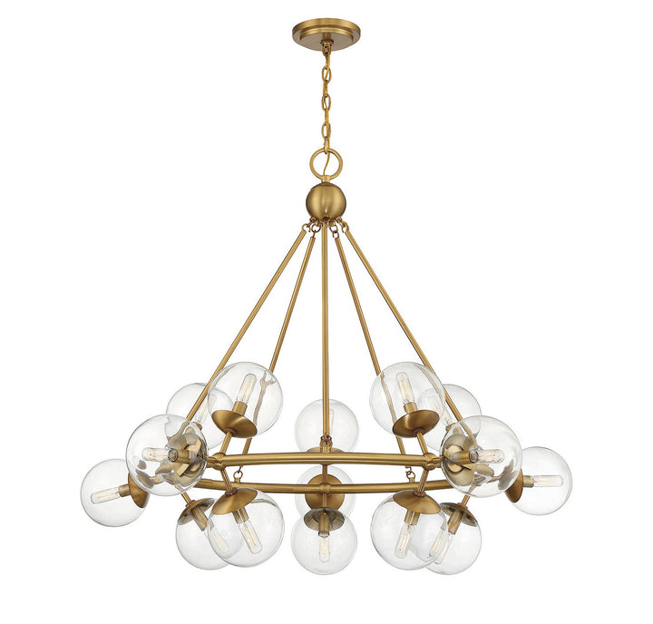 Savoy House Orion 1-1932-15-322 Chandelier Light - Warm Brass