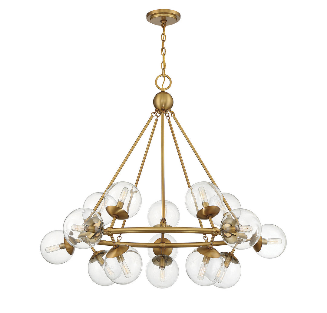 Savoy House Orion 1-1932-15-322 Chandelier Light - Warm Brass