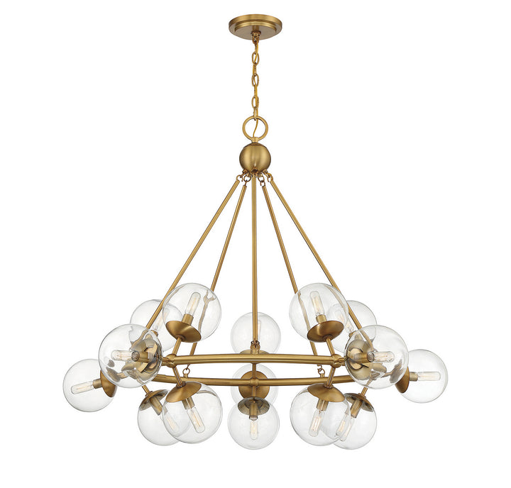 Savoy House Orion 1-1932-15-322 Chandelier Light - Warm Brass