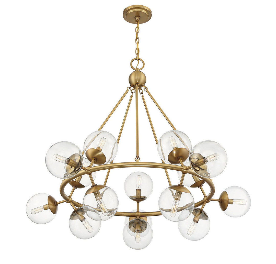 Savoy House Orion 1-1932-15-322 Chandelier Light - Warm Brass