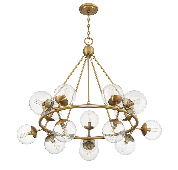 Savoy House Orion 1-1932-15-322 Chandelier Light - Warm Brass