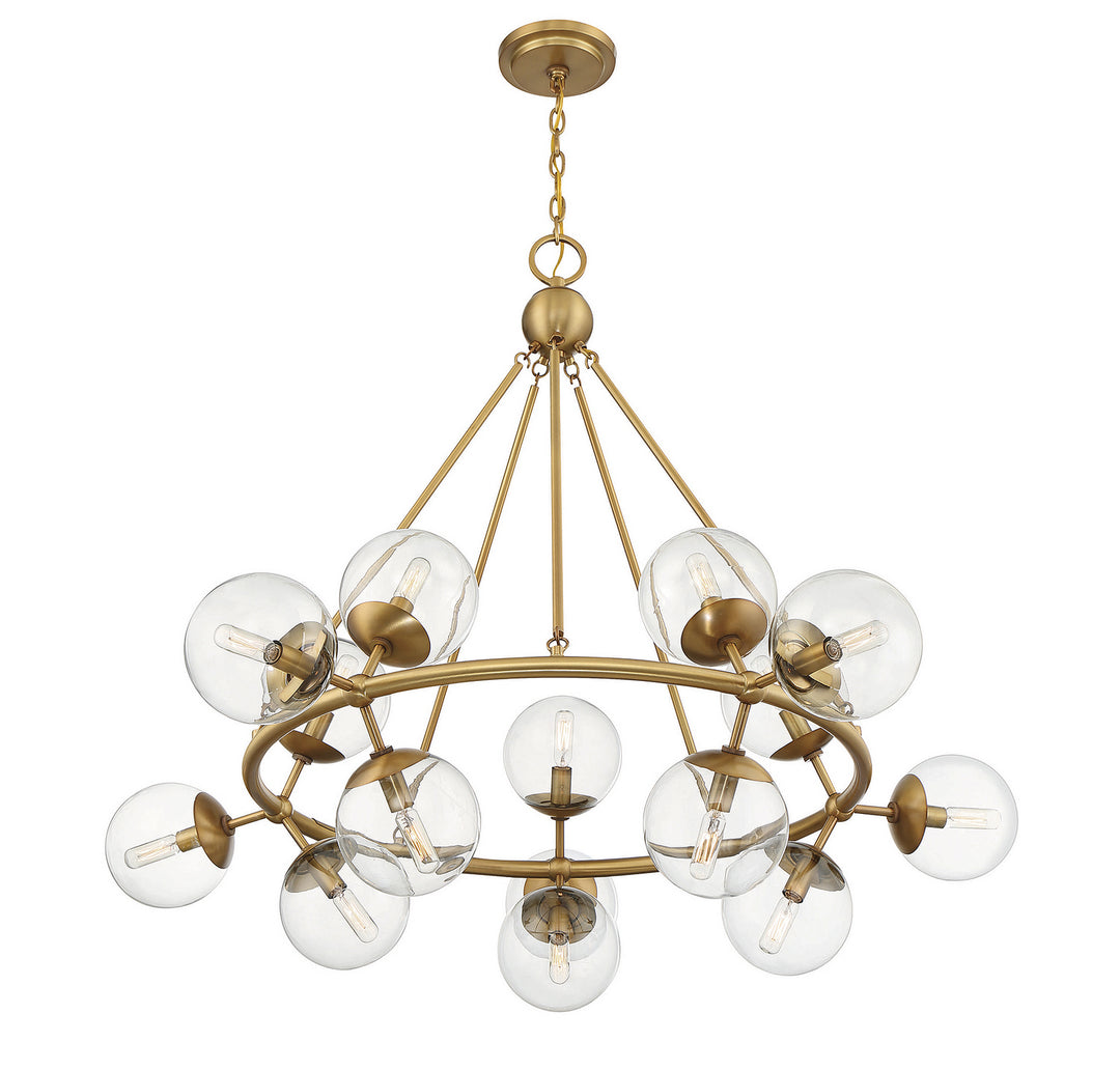 Savoy House Orion 1-1932-15-322 Chandelier Light - Warm Brass