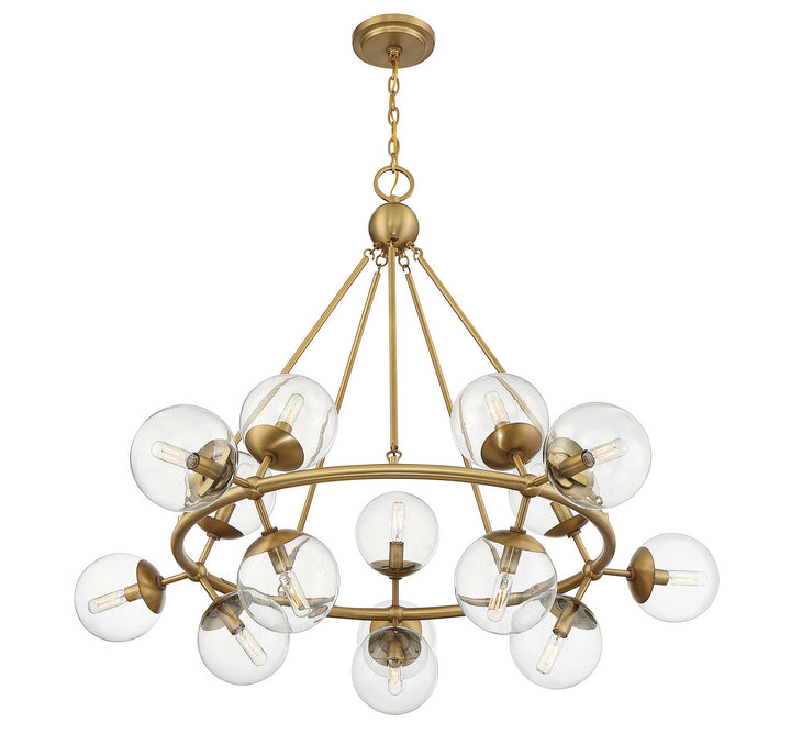 Savoy House Orion 1-1932-15-322 Chandelier Light - Warm Brass