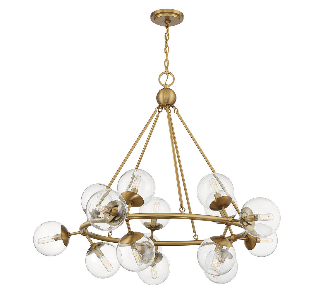 Savoy House Orion 1-1932-15-322 Chandelier Light - Warm Brass