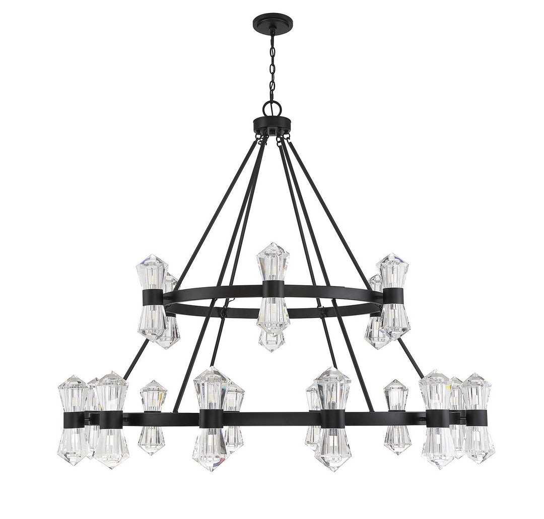 Savoy House Dryden 1-1938-36-89 Chandelier Light - Matte Black