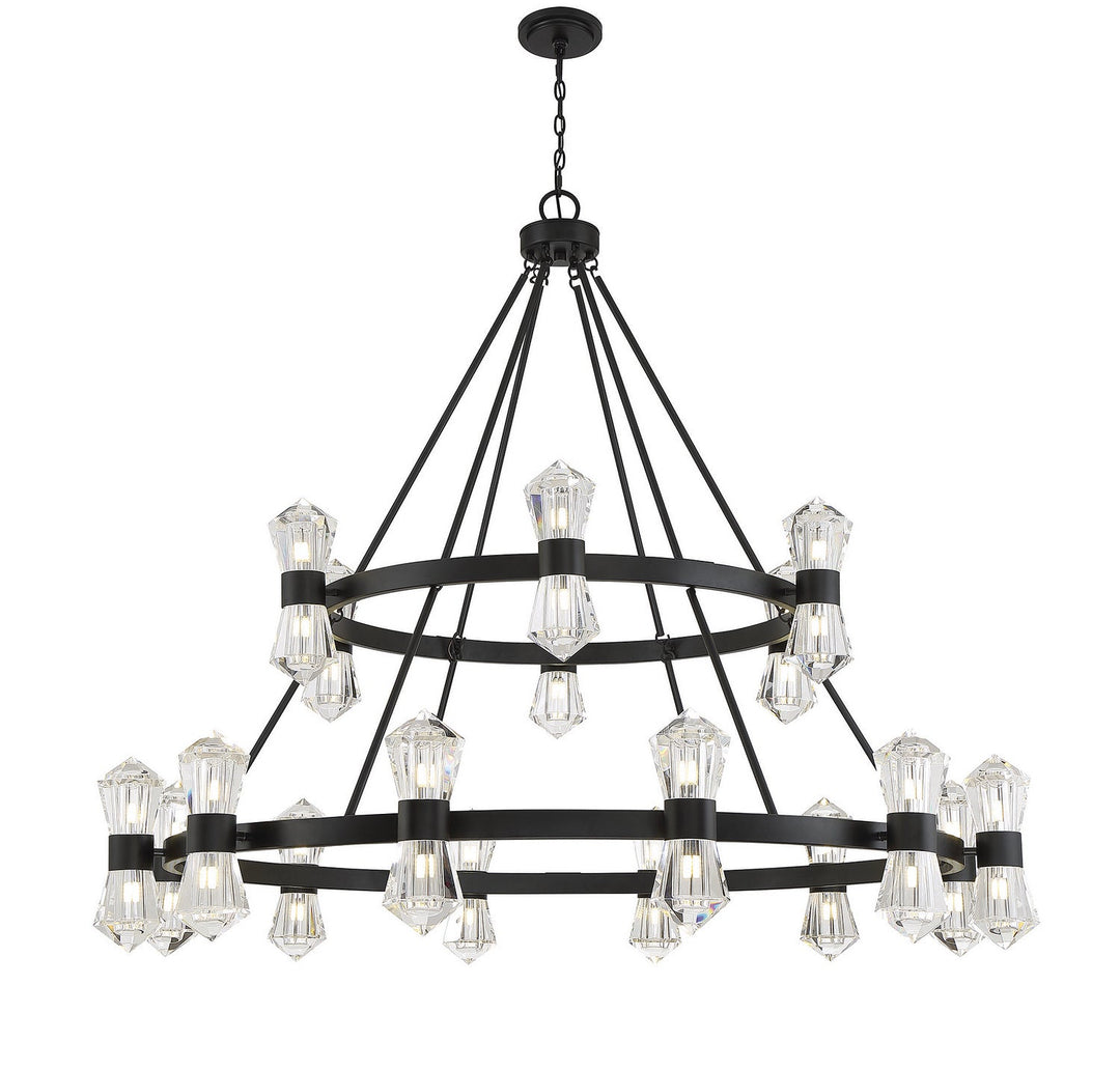Savoy House Dryden 1-1938-36-89 Chandelier Light - Matte Black