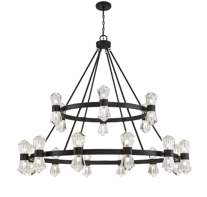 Savoy House Dryden 1-1938-36-89 Chandelier Light - Matte Black