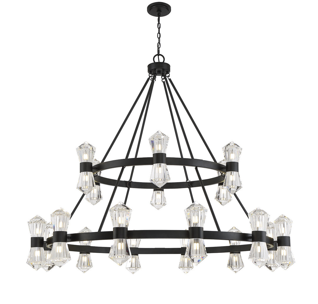 Savoy House Dryden 1-1938-36-89 Chandelier Light - Matte Black