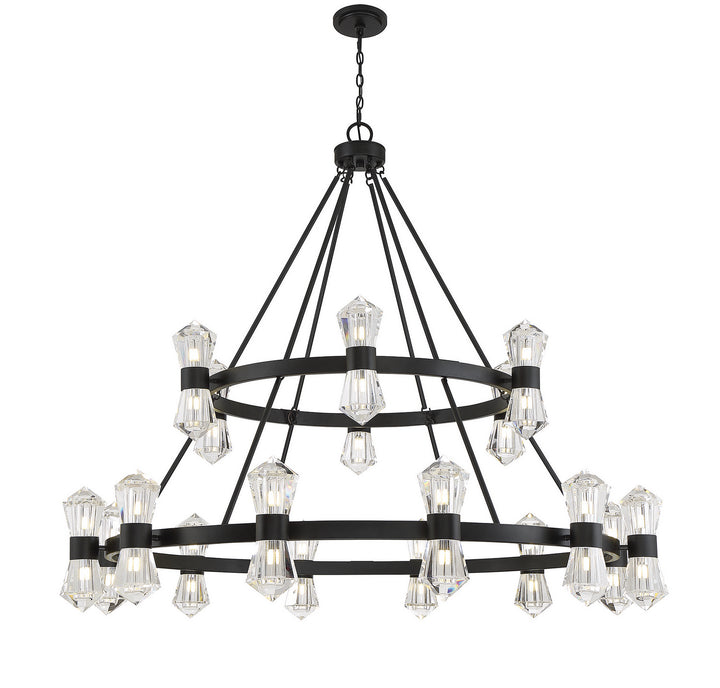 Savoy House Dryden 1-1938-36-89 Chandelier Light - Matte Black