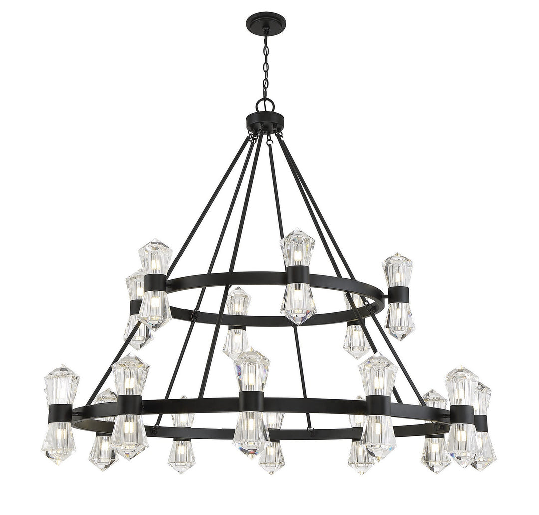 Savoy House Dryden 1-1938-36-89 Chandelier Light - Matte Black