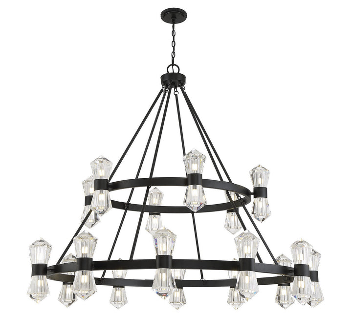 Savoy House Dryden 1-1938-36-89 Chandelier Light - Matte Black