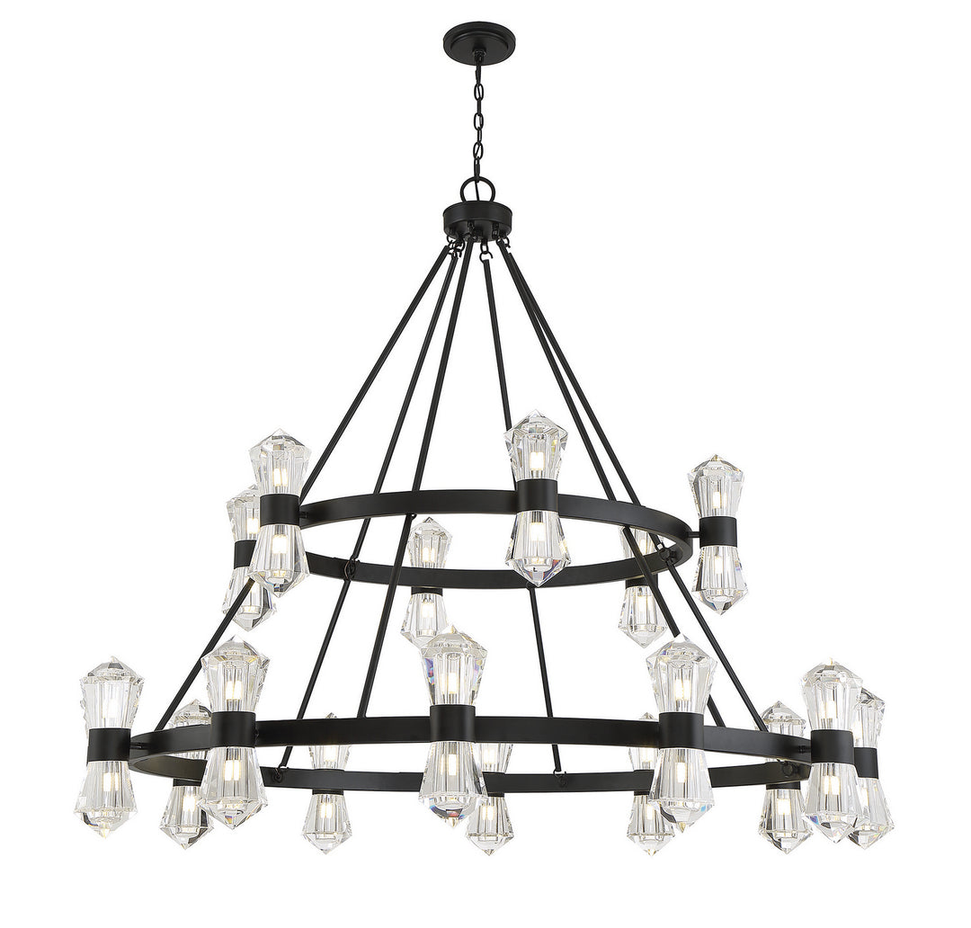 Savoy House Dryden 1-1938-36-89 Chandelier Light - Matte Black