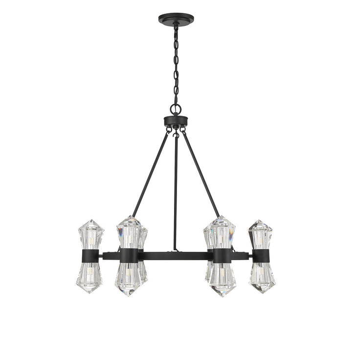 Savoy House Dryden 1-1939-12-89 Chandelier Light - Matte Black